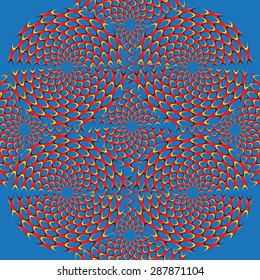 Rotating Patterns Illusion