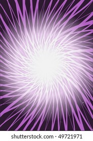 Rotating pink spark