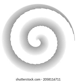 Rotating speed Lines in Spiral Form for comic books . fireworks Explosion background . Vector Illustration . Starburst
 round Logo . Spiral Design element . Abstract Geometric star rays . Sunburst .