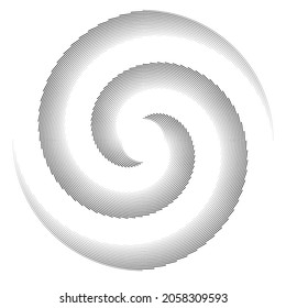 Rotating speed Lines in Spiral Form for comic books . fireworks Explosion background . Vector Illustration . Starburst round Logo . Spiral Design element . Abstract Geometric star rays . Sunburst .