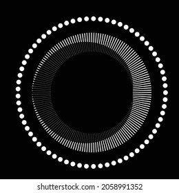 Líneas de velocidad de rotación en forma de espiral para historietas . fuegos artificiales Fondo de explosión . Ilustración vectorial. Logotipo circular Starburst. Elemento de diseño espiral . Resumen Rayos de estrellas geométricas . Salto de sol.