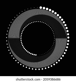 Rotating speed Lines in Spiral Form for comic books . fireworks Explosion background . Vector Illustration . Starburst round Logo . Spiral Design element . Abstract Geometric star rays . Sunburst .