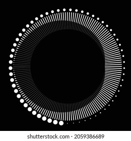 Rotating speed Lines in Spiral Form for comic books . fireworks Explosion background . Vector Illustration . Starburst round Logo . Spiral Design element . Abstract Geometric star rays . Sunburst .