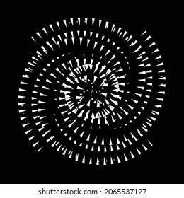 Rotating speed Lines in Spiral Form for comic books . fireworks Explosion background . Vector Illustration . Starburst round Logo . Spiral Design element . Abstract Geometric star rays . Sunburst .