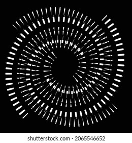 Rotating speed Lines in Spiral Form for comic books . fireworks Explosion background . Vector Illustration . Starburst round Logo . Spiral Design element . Abstract Geometric star rays . Sunburst .