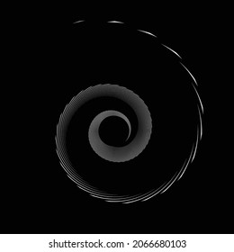 Rotating speed Lines in Spiral Form for comic books . fireworks Explosion background . Vector Illustration . Starburst round Logo . Spiral Design element . Abstract Geometric spiral shape . 