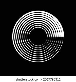 Rotating speed Lines in Spiral Form for comic books . fireworks Explosion background . Vector Illustration . Starburst round Logo . Spiral Design element .