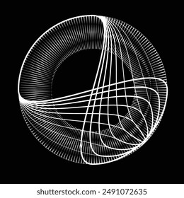 Rotating speed Lines in Spiral Form for comic books . fireworks Explosion background . Vector Illustration . Starburst round Logo . Spiral Design element . Abstract Geometric star rays . Sunburst .