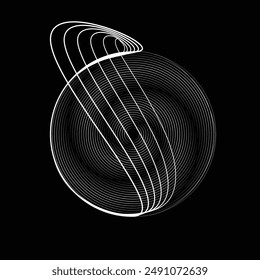 Rotating speed Lines in Spiral Form for comic books . fireworks Explosion background . Vector Illustration . Starburst round Logo . Spiral Design element . Abstract Geometric star rays . Sunburst .