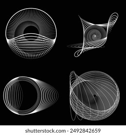 Líneas de velocidad giratoria en forma de espiral para cómics . fuegos artificiales Fondo de explosión . ILUSTRACIÓN VECTORIAL . Logo de Starburst round . Elemento de diseño en espiral . Abstractas Rayos de estrella geométricos . Estallido solar.