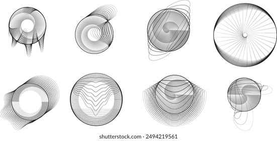 Rotating speed Lines in Spiral Form for comic books . fireworks Explosion background . Vector Illustration . Starburst round Logo . Spiral Design element . Abstract Geometric star rays . Sunburst .