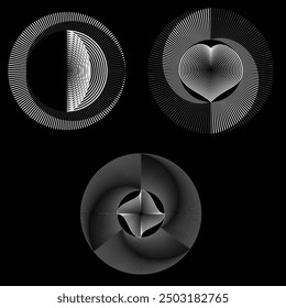 Rotating speed Lines in Spiral Form for comic books . fireworks Explosion background . Vector Illustration . Starburst round Logo . Spiral Design element . Abstract Geometric star rays . Sunburst .