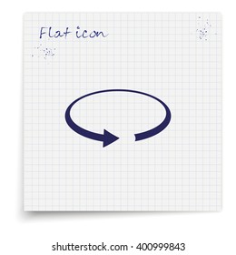 Rotation arrow.