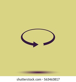 Rotation arrow.
