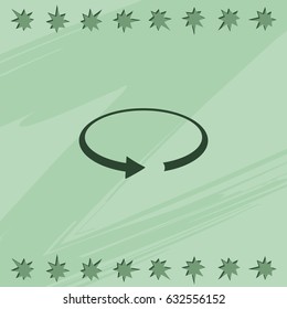 Rotation arrow.