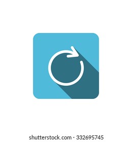 rotation arrow in a circle web icon