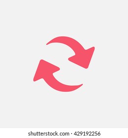 rotation arrow Icon  Flat