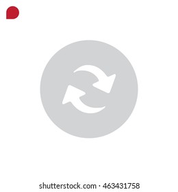 rotation arrow Icon Flat