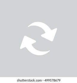 rotation arrow Icon Flat