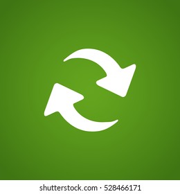 rotation arrow Icon Flat
