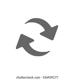 rotation arrow Icon Flat