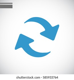 rotation arrow Icon Flat