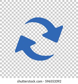 rotation arrow Icon Flat