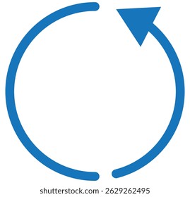 rotation arrow icon refresh. cyclic arrows refund vector icon. design eps 10 