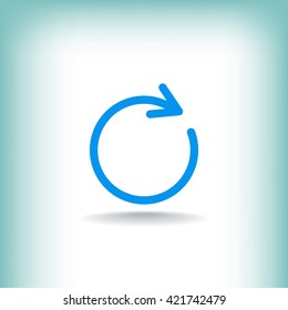 rotation arrow Icon Vector