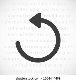  rotation arrow icon vector EPS 10, 