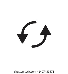 Rotation Arrow Icon Vector Illustration - Vector