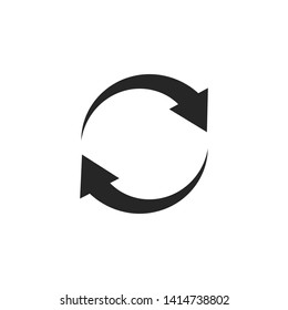 Rotation Arrow Icon Vector Illustration