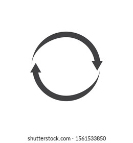 Rotation Arrow Icon Vector Illustration