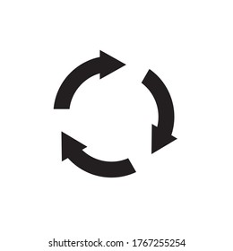 Rotation Arrow Icon Vector Illustration