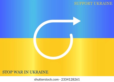 rotation arrows in a circle web icon. vector design