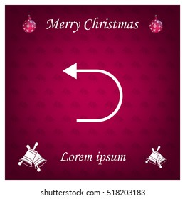 rotation arrows in a circle web icon. vector design