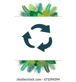 rotation arrows in a circle web icon. vector design