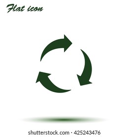 Rotation arrows icon.