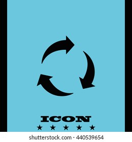 Rotation arrows icon.