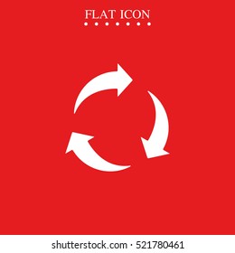 Rotation arrows icon.