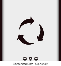 Rotation arrows icon.