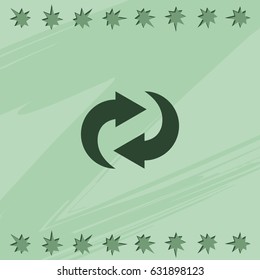 Rotation arrows icon.