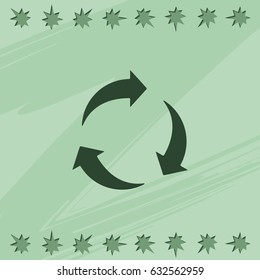 Rotation arrows icon.
