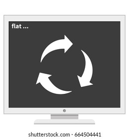 Rotation arrows icon.