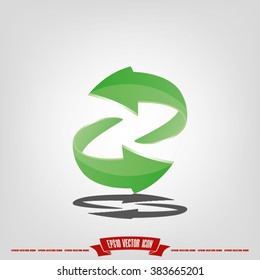 Rotation arrows Icon Vector