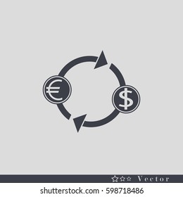 Rotation arrows Icon Vector