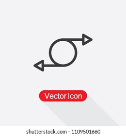 rotation arrows icon Vector Illustration Eps10