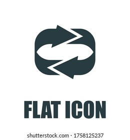 Rotation arrows icon vector illustration eps10.