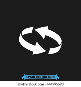 Rotation arrows icon vector illustration eps10.
