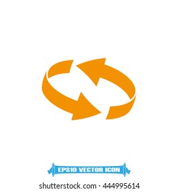 Rotation arrows icon vector illustration eps10.